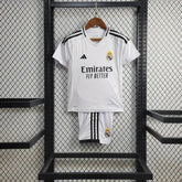 "Camisa Real Madrid Home 24/25 - Torcedor Infantil Branca - Netmantos"
