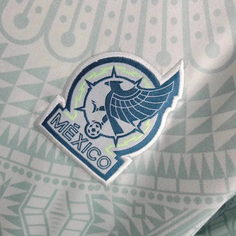"Camisa México Away 24/25 - Torcedor Infantil Verde - Netmantos"
