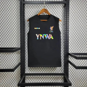 "Camisa Regata Liverpool YNWA 24/25 - Torcedor Masculina Refletiva Preta - Netmantos"