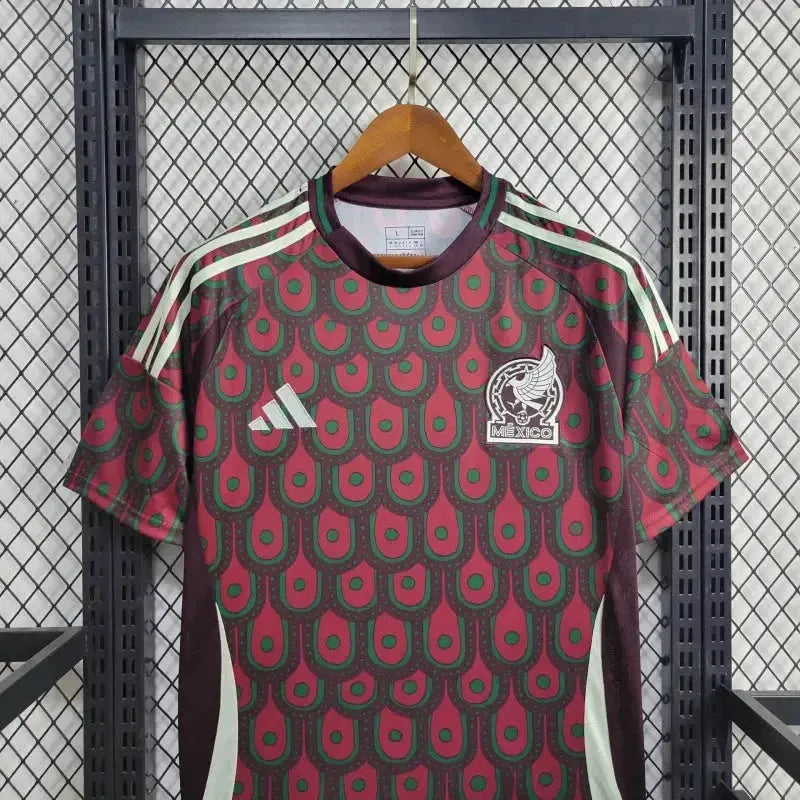 "Camisa México Home 24/25 - Torcedor Masculina Vermelha - Netmantos"