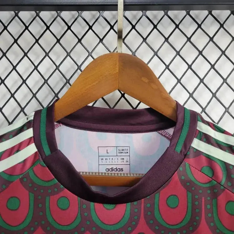 "Camisa México Home 24/25 - Torcedor Masculina Vermelha - Netmantos"