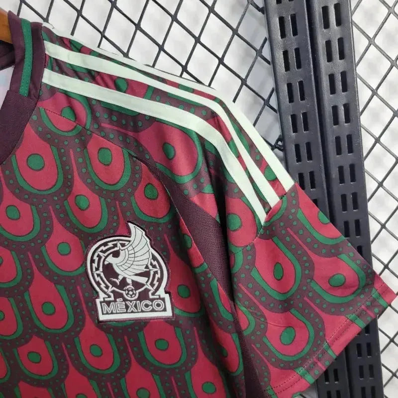 "Camisa México Home 24/25 - Torcedor Masculina Vermelha - Netmantos"