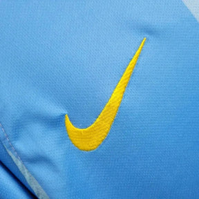 "Camisa Barcelona Retrô Away 07/08 - Torcedor Masculina Azul - Netmantos"