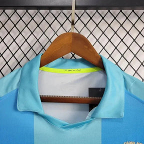 "Camisa Barcelona Retrô Away 07/08 - Torcedor Masculina Azul - Netmantos"