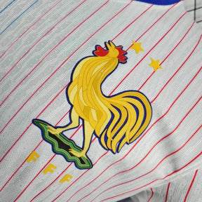 "Camisa França Away 24/25 - Jogador Masculina Branca - Netmantos"