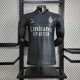 "Camisa AC Milan Co Branded 24/25 - Jogador Masculina Preta - Netmantos"