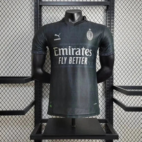 "Camisa AC Milan Co Branded 24/25 - Jogador Masculina Preta - Netmantos"
