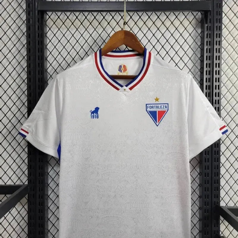 "Camisa Fortaleza Away 24/25 - Torcedor Masculina Branca - Netmantos"