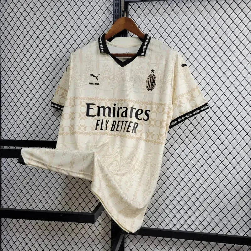 "Camisa AC Milan Fourth 24/25 - Torcedor Masculina Branca - Netmantos"