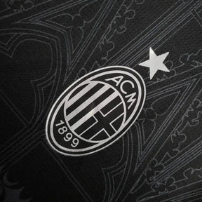 "Camisa AC Milan Fourth 24/25 - Torcedor Masculina Preta - Netmantos"