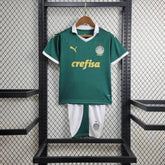"Camisa Palmeiras Home 24/25 - Torcedor Infantil Verde e Dourado - Netmantos"