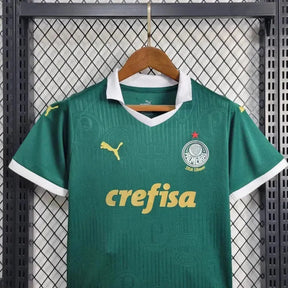 "Camisa Palmeiras Home 24/25 - Torcedor Infantil Verde e Dourado - Netmantos"