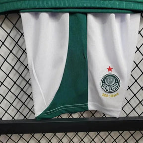 "Camisa Palmeiras Home 24/25 - Torcedor Infantil Verde e Dourado - Netmantos"