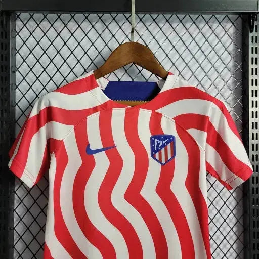 "Camisa Atlético de Madrid Home 22/23 - Torcedor Infantil - Netmantos"