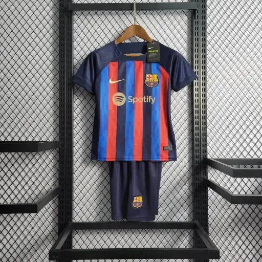 "Camisa Barcelona Home 22/23 - Torcedor Infantil - Netmantos"