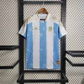 "Camisa Argentina Home III 22/23 - Torcedor Infantil Azul e Branca - Netmantos"