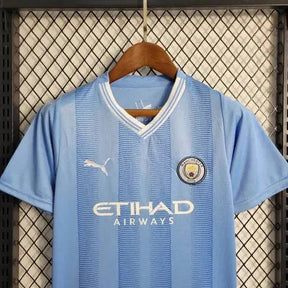 "Camisa Manchester City Home 23/24 - Torcedor Infantil Azul - Netmantos"