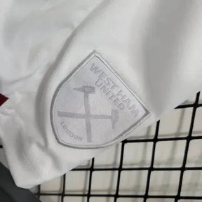 "Camisa West Ham Away 23/24 - Torcedor Infantil Branca - Netmantos"