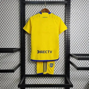 "Camisa Boca Juniros Away 23/24 - Torcedor Infantil Amarela - Netmantos"