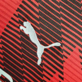 "Camisa AC Milan Home 23/24 - Torcedor Infantil Vermelha - Netmantos"