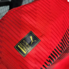 "Camisa AC Milan Home 23/24 - Torcedor Infantil Vermelha - Netmantos"