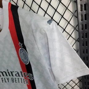 "Camisa AC Milan Away 22/23 - Torcedor Infantil Branca - Netmantos"