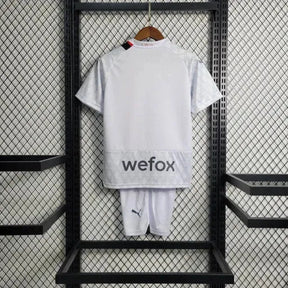 "Camisa AC Milan Away 22/23 - Torcedor Infantil Branca - Netmantos"