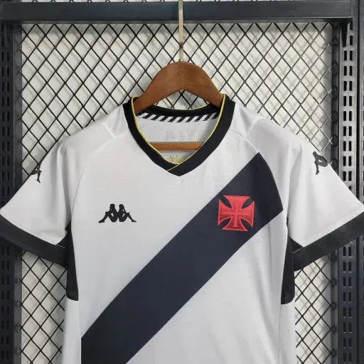 "Camisa Vasco da Gama Away 23/24 - Torcedor Infantil Branca - Netmantos"