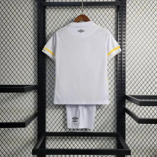 "Camisa Santista Home 23/24 - Torcedor Infantil Branca - Netmantos"