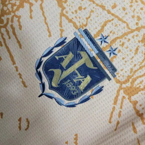 "Camisa Argentina Edição Comemorativa 20/21 - Torcedor Masculina Bege - Netmantos"