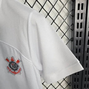 "Camisa Timão Home 23/24 - Torcedor Infantil Branca - Netmantos"