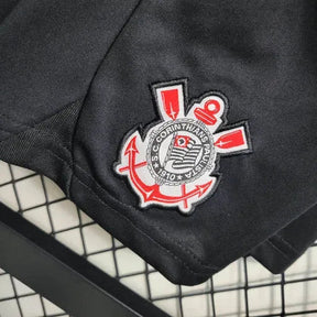 "Camisa Timão Away 23/24 - Torcedor Infantil Preta - Netmantos"