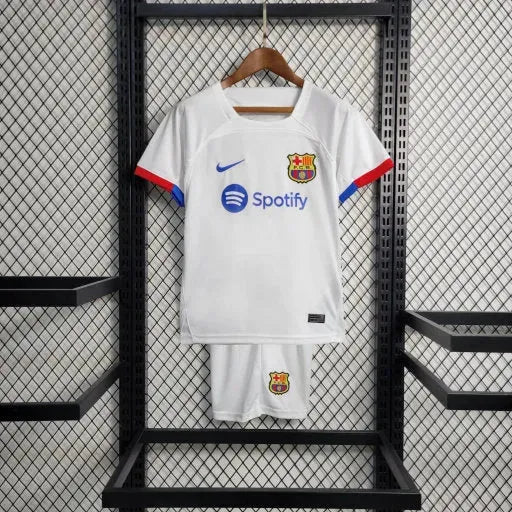 "Camisa Barcelona Away 23/24 - Torcedor Infantil - Netmantos"