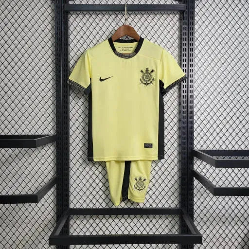"Camisa Timão Away II 23/24 - Torcedor Infantil Amarela - Netmantos"
