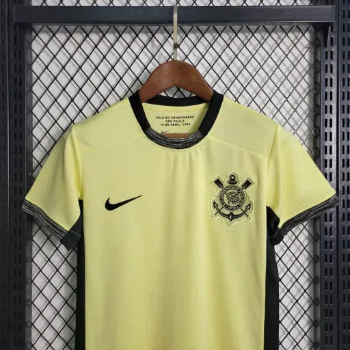 "Camisa Timão Away II 23/24 - Torcedor Infantil Amarela - Netmantos"