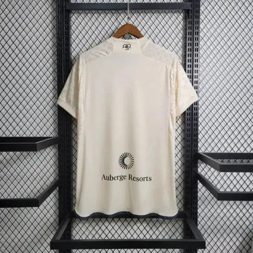 "Camisa Roma Away 23/24 - Torcedor Masculina Bege - Netmantos"