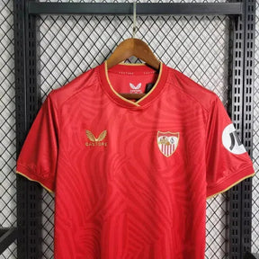 "Camisa Sevilla Away 23/24 - Torcedor Masculina Vermelha - Netmantos"