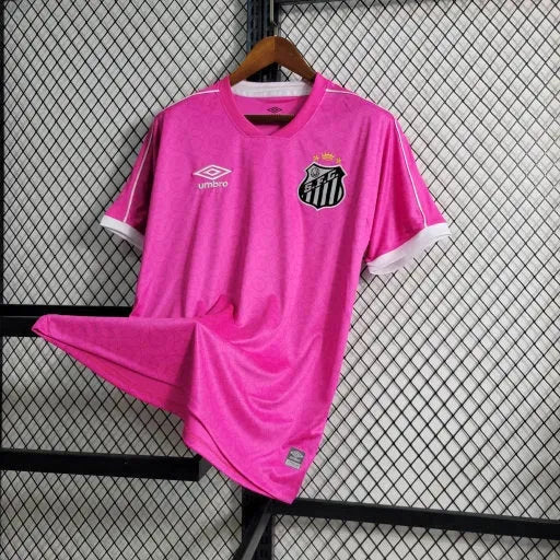 "Camisa Santista 23/24 - Torcedor Masculina Rosa - Netmantos"