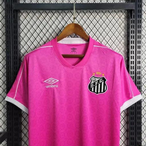 "Camisa Santista 23/24 - Torcedor Masculina Rosa - Netmantos"