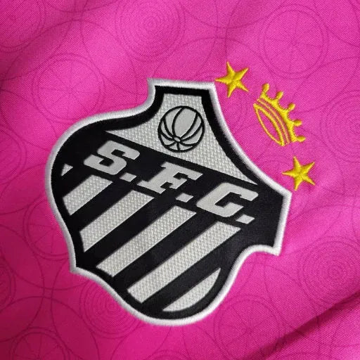 "Camisa Santista 23/24 - Torcedor Masculina Rosa - Netmantos"