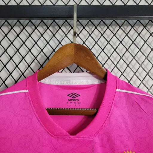 "Camisa Santista 23/24 - Torcedor Masculina Rosa - Netmantos"