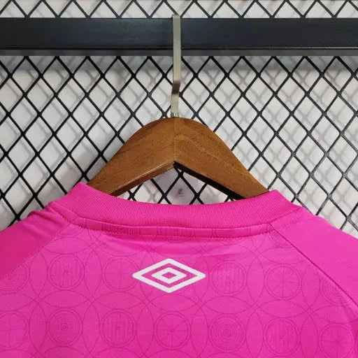 "Camisa Santista 23/24 - Torcedor Masculina Rosa - Netmantos"
