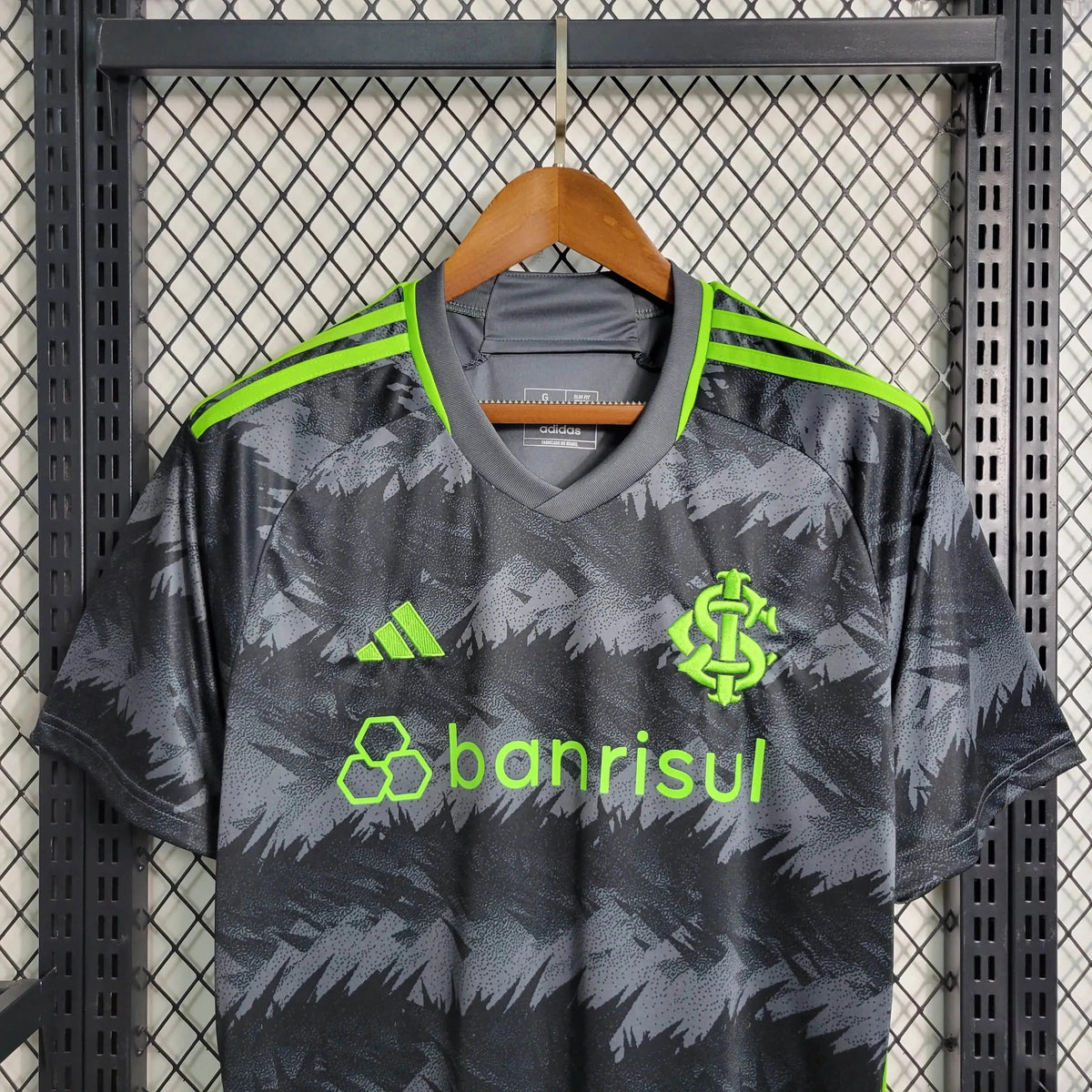 "Camisa Sport Club Internacional Third 23/24 - Torcedor Masculina Verde e Preta - Netmantos"