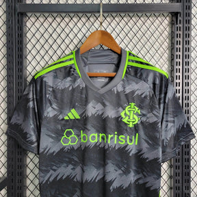 "Camisa Sport Club Internacional Third 23/24 - Torcedor Masculina Verde e Preta - Netmantos"