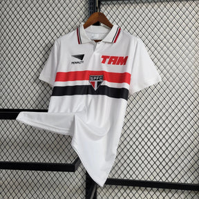 "Camisa São Paulo Retrô Home 1993/1994 - Torcedor Masculina PENALTY + TAM - Netmantos"