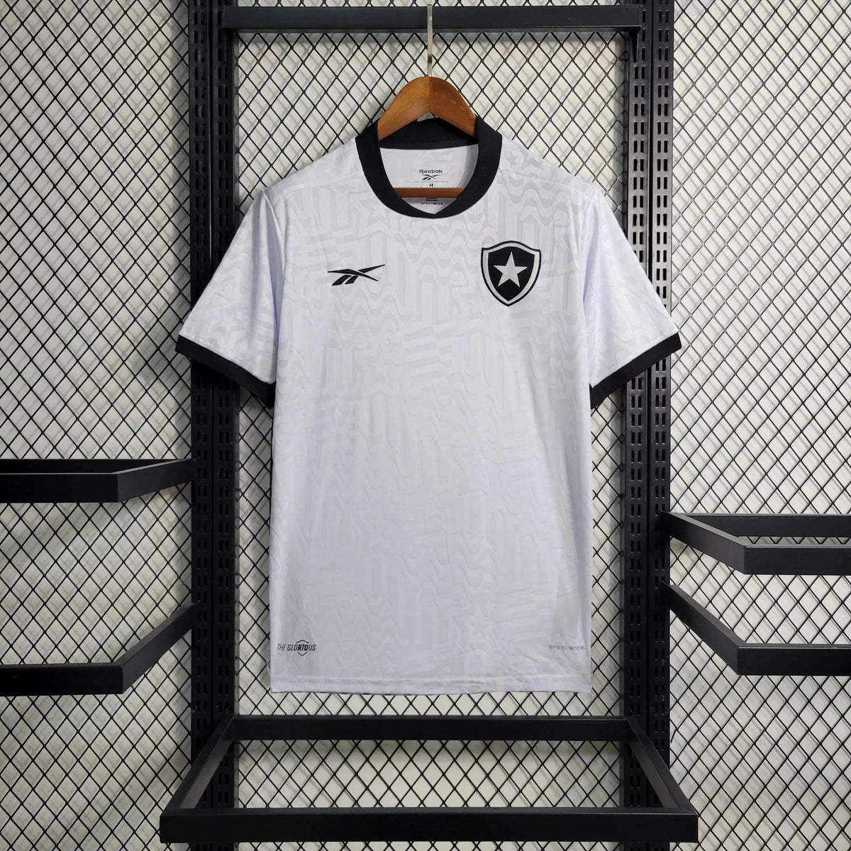"Camisa Bota Fogo Away 23/24 - Torcedor Masculina Branca - Netmantos"
