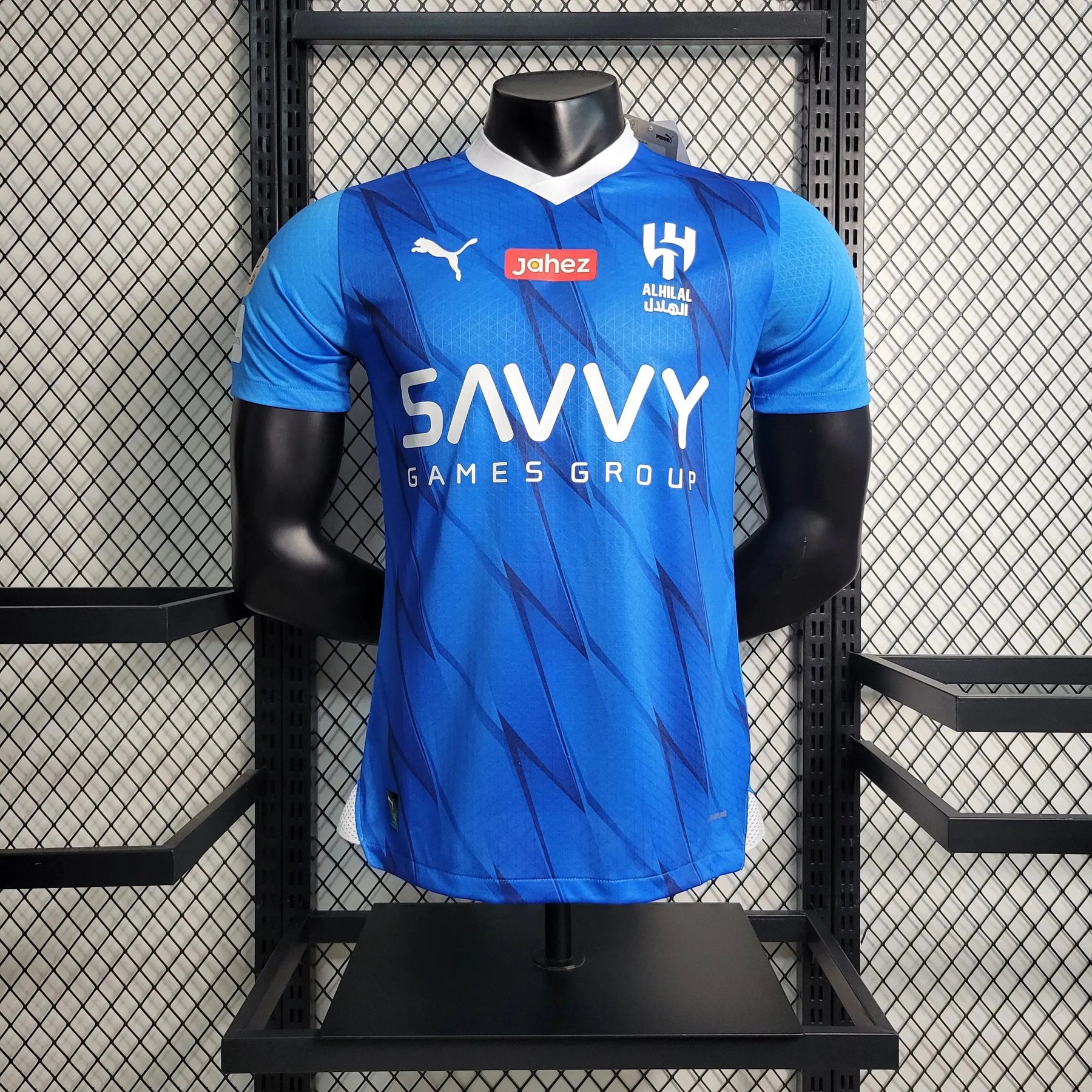 "Camisa Al-Hilal Home 23/24 - Jogador Masculina Azul + Neymar 10 - Netmantos"