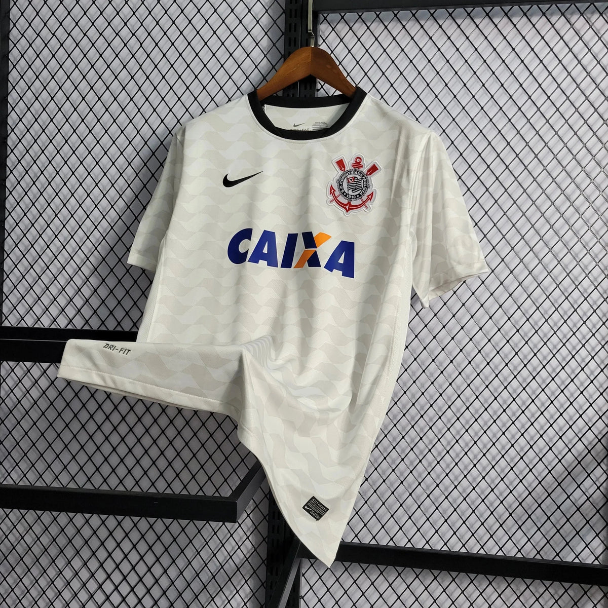 "Camisa Timão Retrô Home 11/12 - Torcedor Masculina Branca - Netmantos"