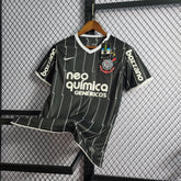"Camisa Timão Retrô Away 11/12 - Torcedor Masculina Preta - Netmantos"