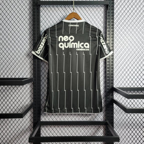 "Camisa Timão Retrô Away 11/12 - Torcedor Masculina Preta - Netmantos"